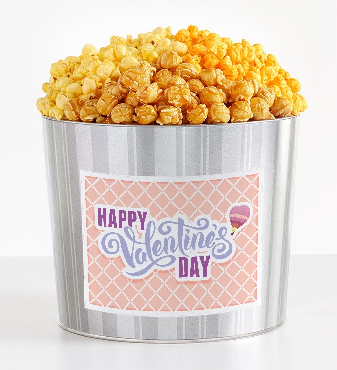 Tins With Pop® Happy Valentine's Day Hot Air Balloons
